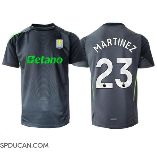 Muški Nogometni Dres Aston Villa Emiliano Martinez #23 Golmanski Domaci 2025-26 Kratak Rukav Muški Nogometni Dres Aston Villa Emiliano Martinez #23 Golmanski Domaci 2025-26 Kratak Rukav